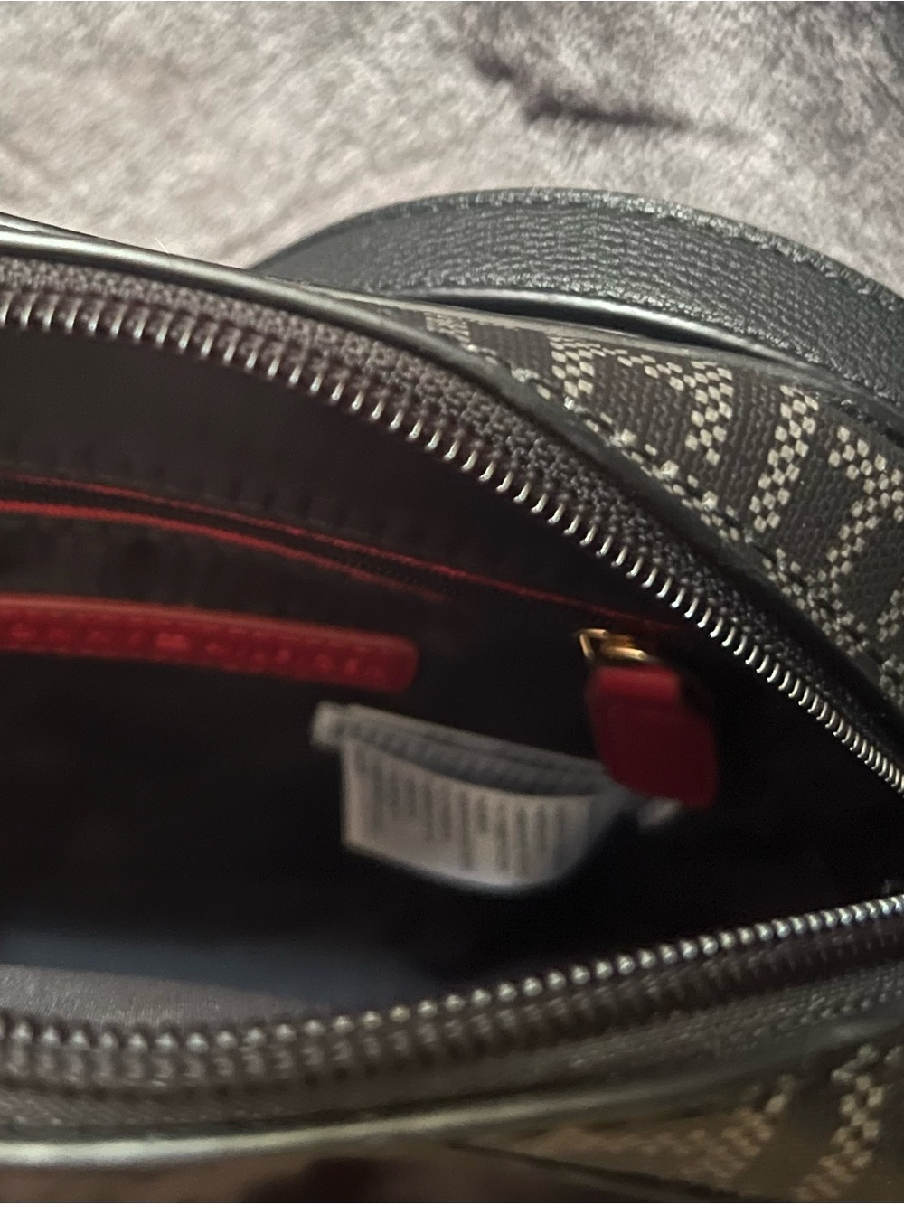 Tommy Hilfiger Black Monogram Crossbody - Picture 2 of 3